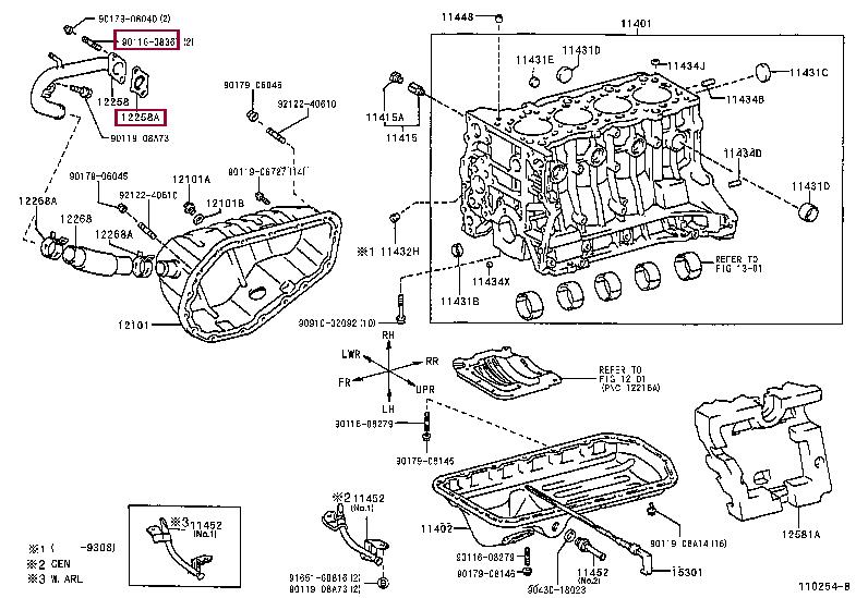 1226976010 Toyota Gasket