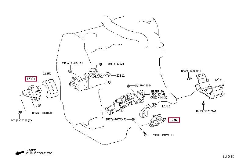 1236154250 Toyota Engine mount