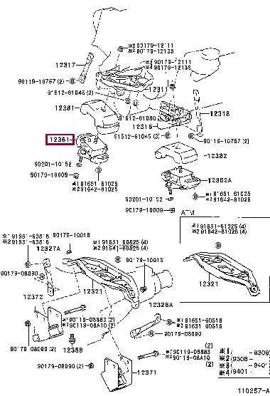 1236176042 Toyota Engine mount