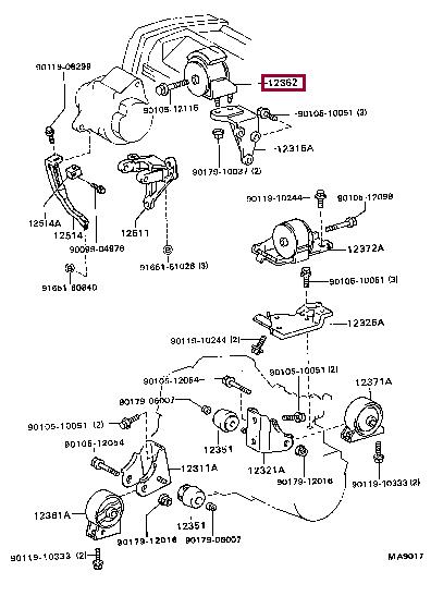 1236274050 Toyota Engine mount