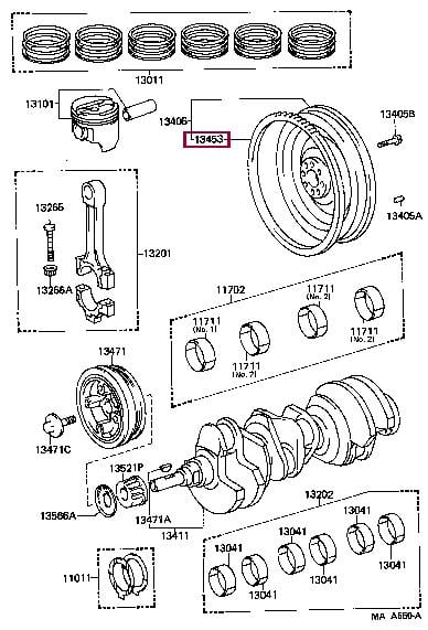 1345365010 Toyota GEAR-RING