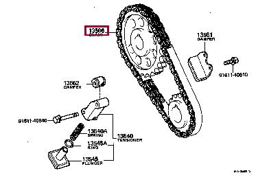 1350644010 Toyota Piston Ring Kit