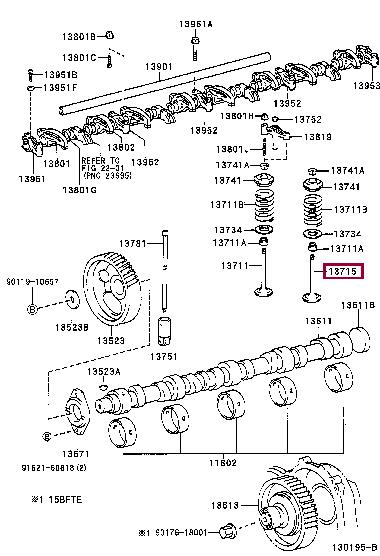 1371558070 Toyota Exhaust valve
