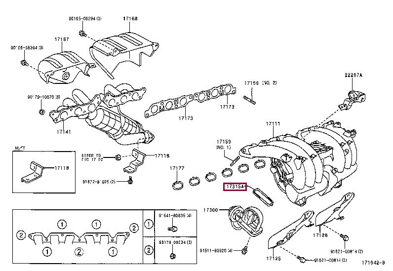 1731570010 Toyota Gasket