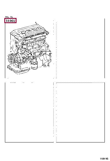 1900021090 Toyota Block assy-cylinder