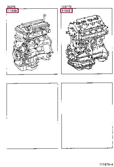 1900027160 Toyota Block assy-cylinder