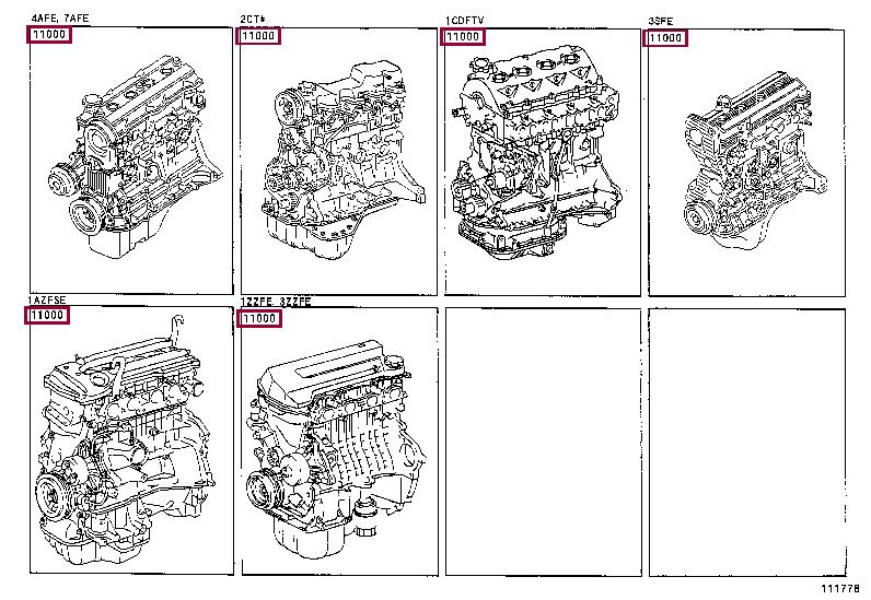 1900027170 Toyota Block assy-cylinder