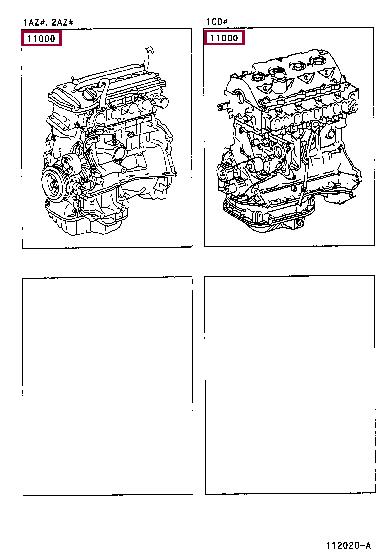 1900027190 Toyota Block assy-cylinder