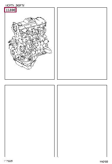 1900030440 Toyota Block assy-cylinder