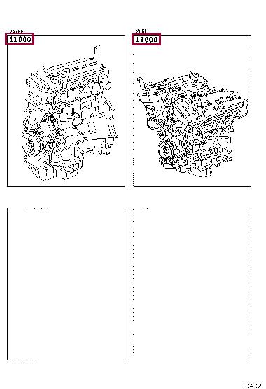 1900031A00 Toyota Engine assembly