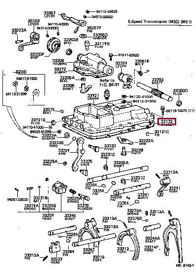 3312236011 Toyota Profiled gasket