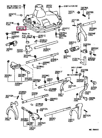 3312260010 Toyota Profiled gasket