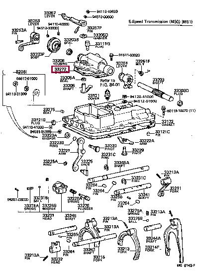 3327236011 Toyota Profiled gasket