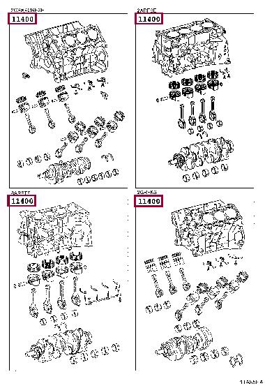 1140039085 Toyota Block assy-cylinder
