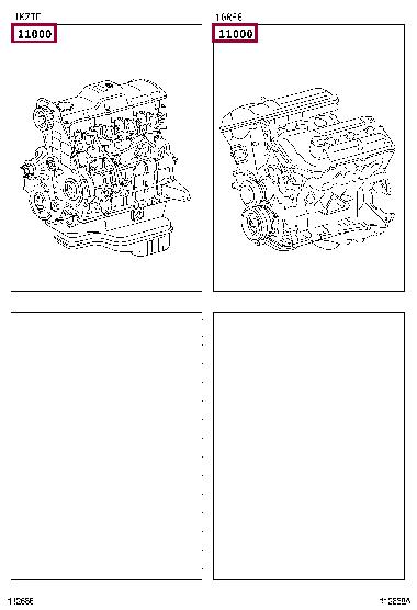 1900067210 Toyota Block assy-cylinder