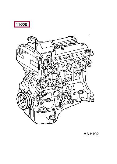 1900088601 Toyota Block assy-cylinder