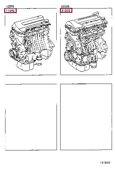1900088713 Toyota Block assy-cylinder