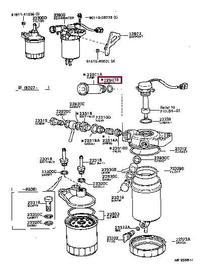 2334454020 Toyota Profiled gasket