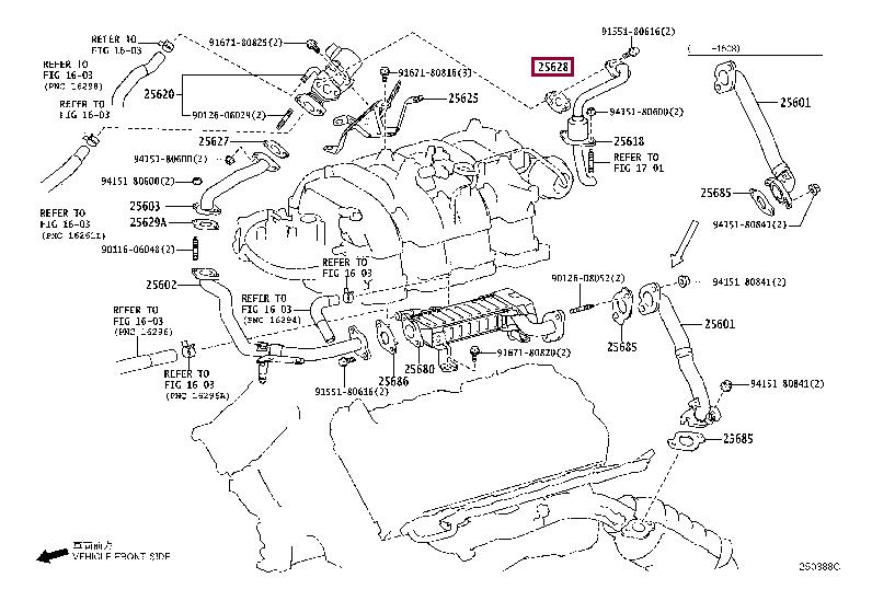 2562838020 Toyota Gasket