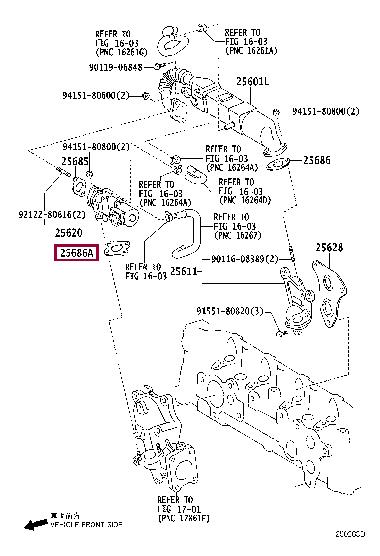 2568627020 Toyota Gasket