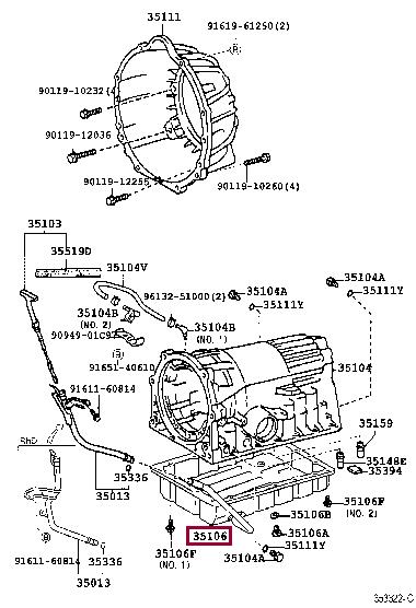 3510630210 Toyota Oil Pan