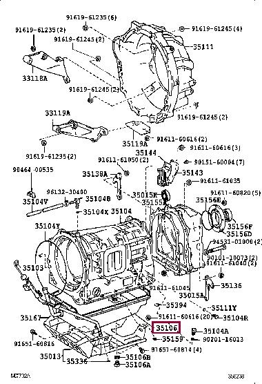3510660030 Toyota Oil Pan