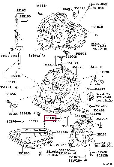 3514816010 Toyota Profiled gasket