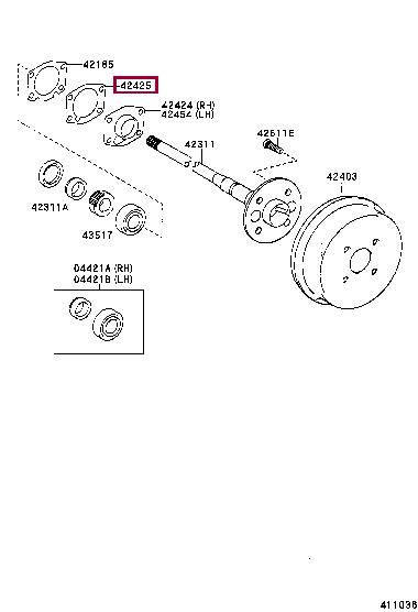 4242552030 Toyota Auto part