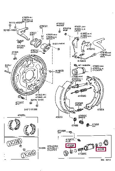 4705130030 Toyota Piston