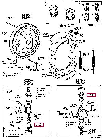 4753135090 Toyota Piston