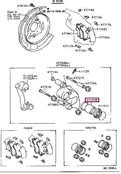 4773132030 Toyota Piston