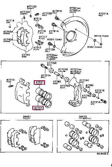 4773136010 Toyota Piston