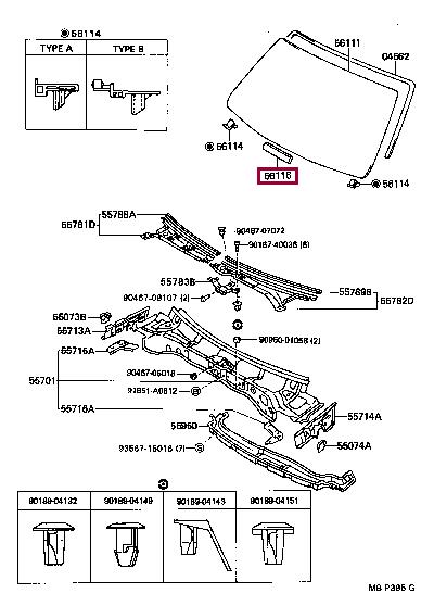 5611622041 Toyota Tailegate surnd