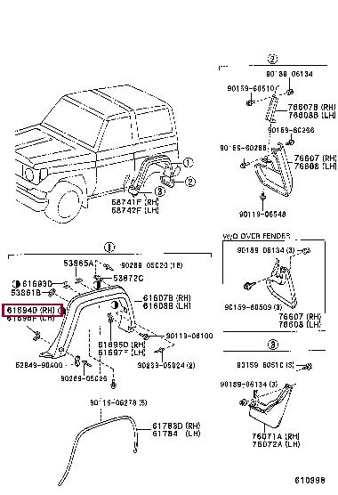 6169460050 Toyota Gasket