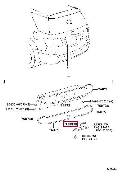 768890K010 Toyota Oil seal