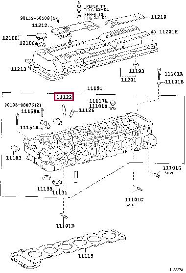 1112266020 Toyota Valve guide