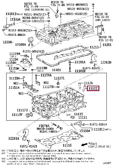 1112275020 Toyota Valve guide