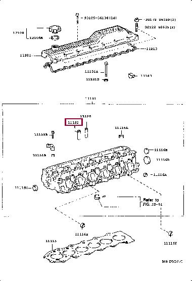 1112317020 Toyota Valve guide
