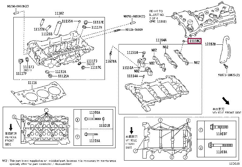 1115931040 Toyota Gasket