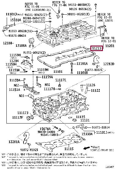 Buy Toyota 11213-75050 at a low price in United Arab Emirates!