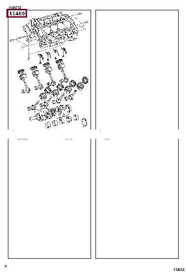 1140038072 Toyota Block assy-cylinder