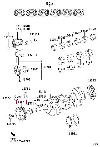 1347031060 Toyota Pulley