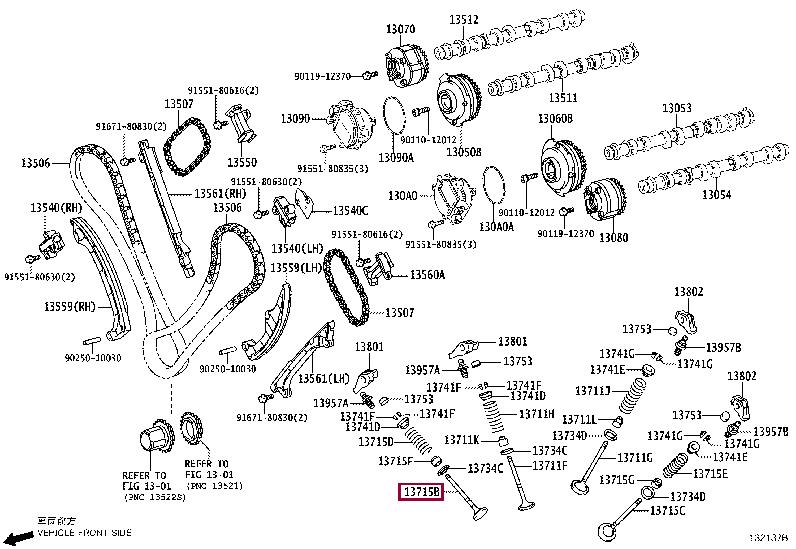 1371538090 Toyota Exhaust valve