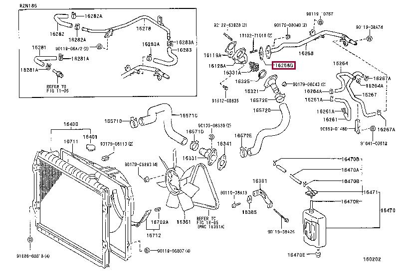 1717575010 Toyota Gasket, water pump