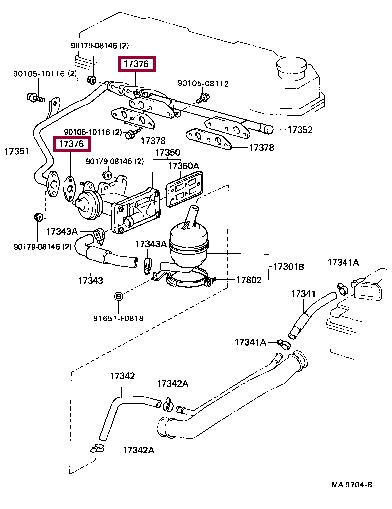 1737635030 Toyota Gasket