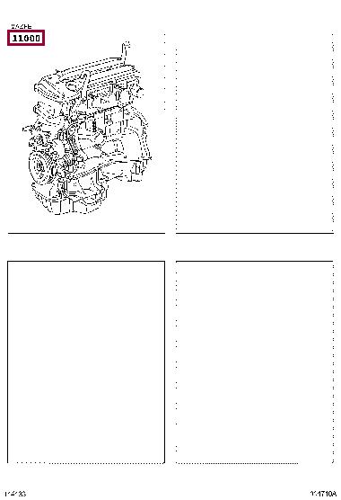 1900028D01 Toyota Block assy-cylinder