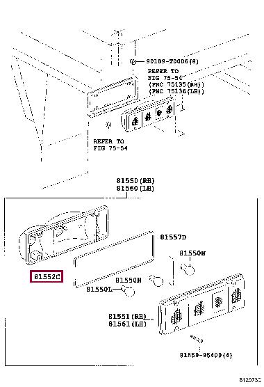 8155295400 Toyota Profiled gasket