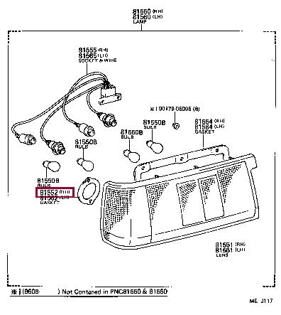 815561A230 Toyota Profiled gasket