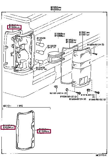 8156489140 Toyota Profiled gasket