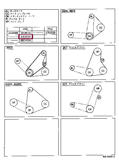 9091602346 Toyota V-Belt